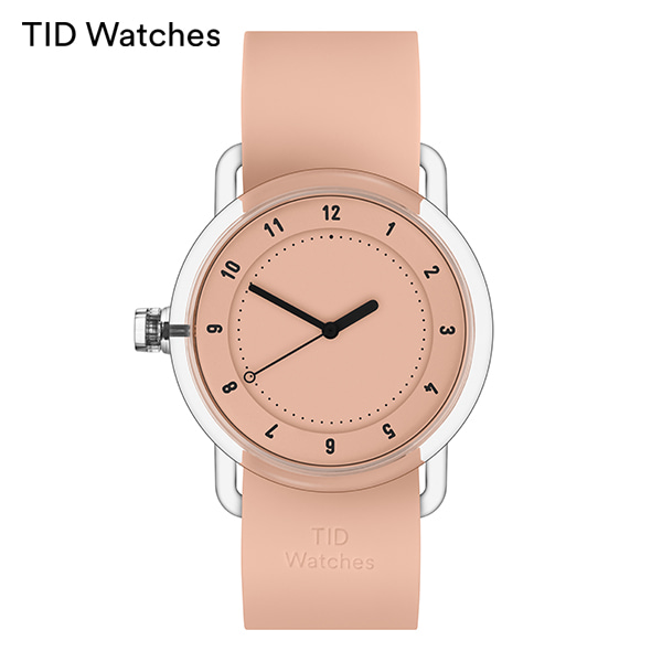 [공식수입정품] TID WATCHES 30650365 No.3 TR90 Pink / Pink Silicone (38) 공용 우레탄시계 타임메카